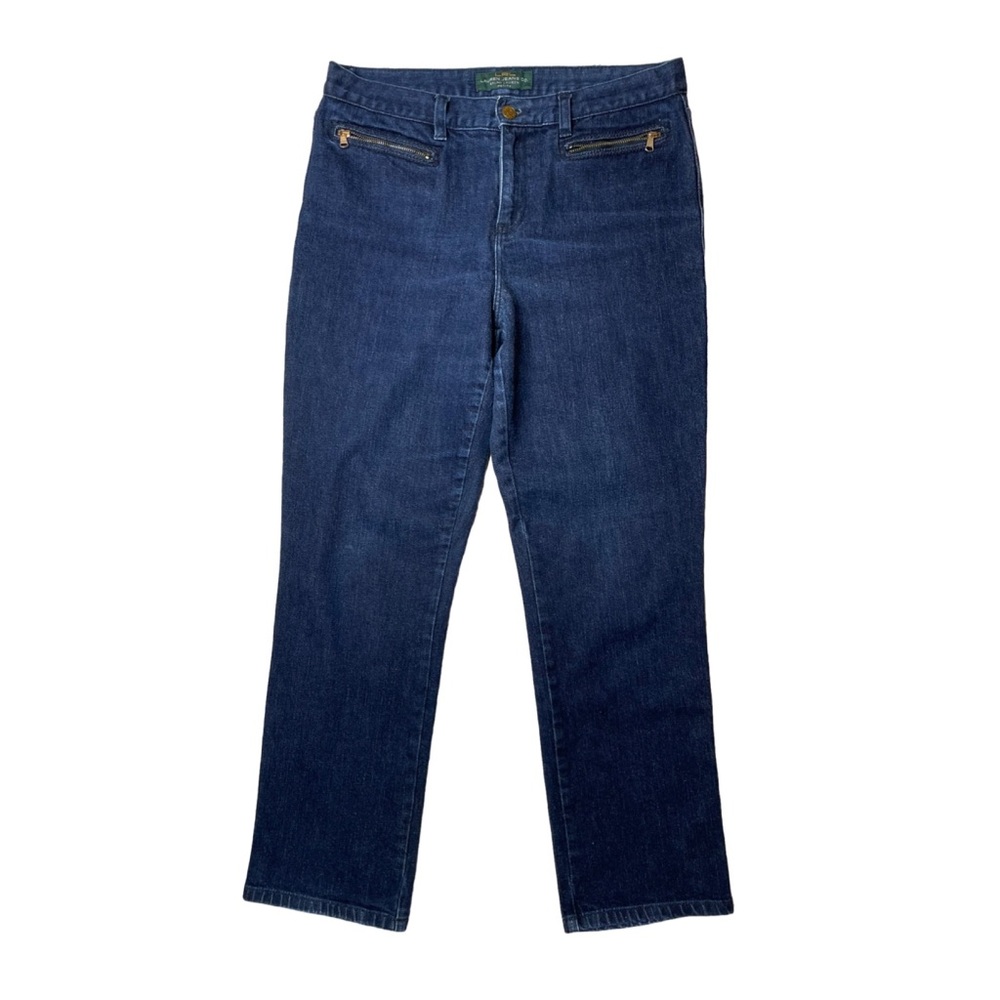 Lauren Jeans Co. | Ralph Lauren Women’s Blue High Rise Denim Jeans 10P
